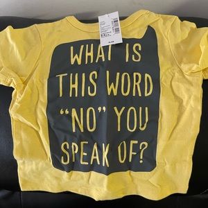 Baby boy shirt 6-9 months yellow